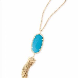 NWOT Kendra Scott Rayne necklace in turquoise